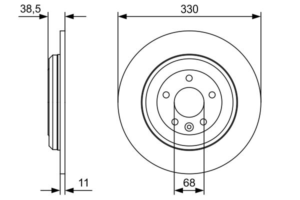 0986479W01 - Brake disc - Image 5