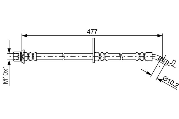 1987481770 - Brake hose - Image 5