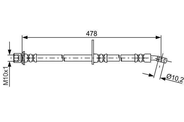 1987481776 - Brake hose - Image 5