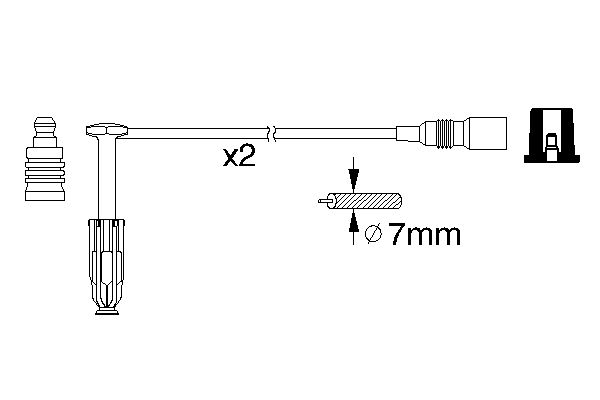 0986356311 - Ht ignition cable - Image 5