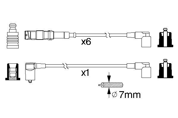 0986356332 - Ht ignition cable - Image 5