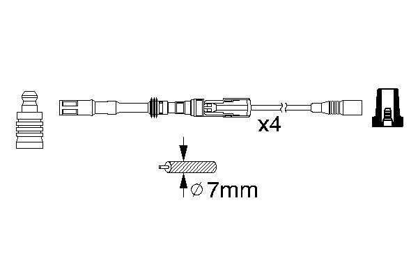 0986356337 - Ht ignition cable - Image 5