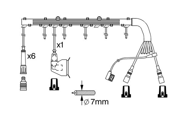 0986356362 - Ht ignition cable - Image 5