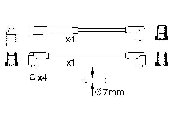 0986356719 - Ht ignition cable - Image 5