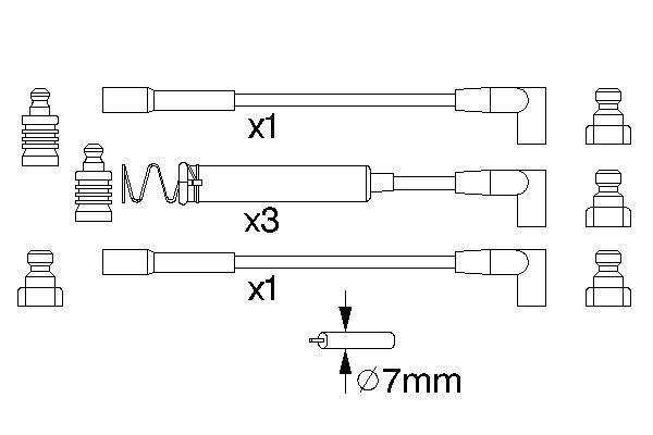 0986356723 - Ht ignition cable - Image 5