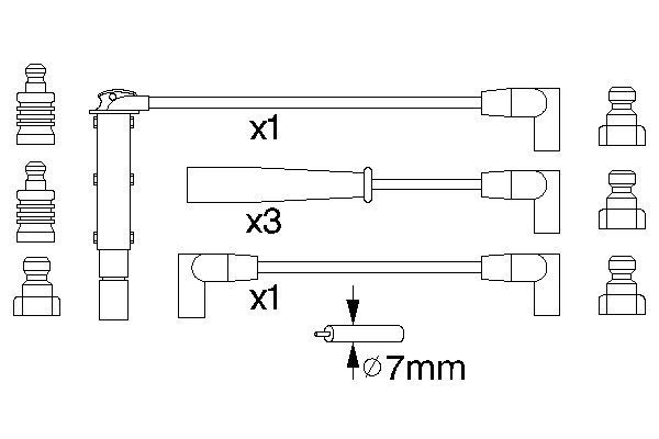 0986356740 - Ht ignition cable - Image 5