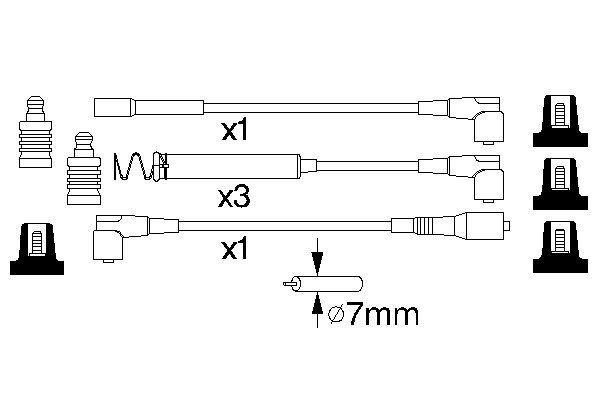 0986356747 - Ht ignition cable - Image 5