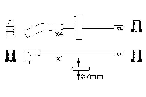 0986356835 - Ht ignition cable - Image 5