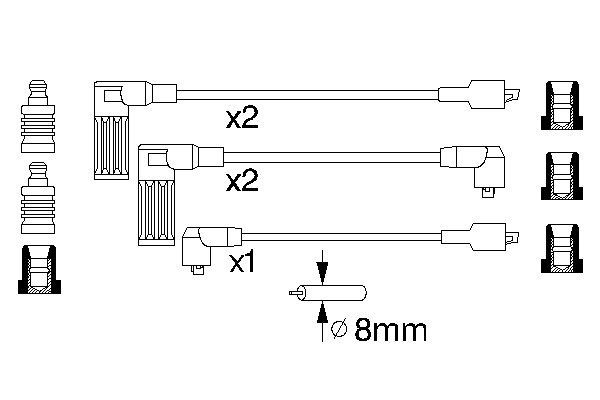 0986356846 - Ht ignition cable - Image 5