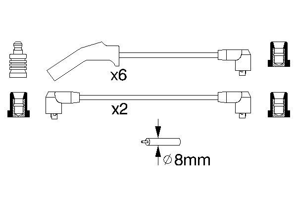 0986356879 - Ht ignition cable - Image 5