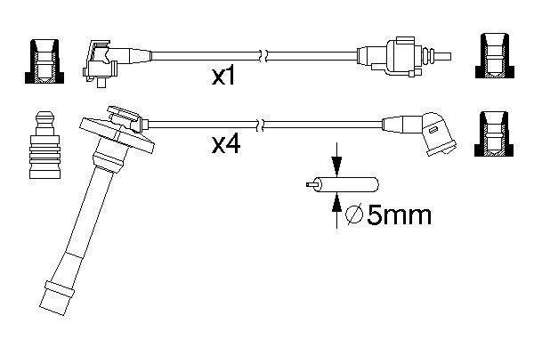 0986357202 - Ht ignition cable - Image 5