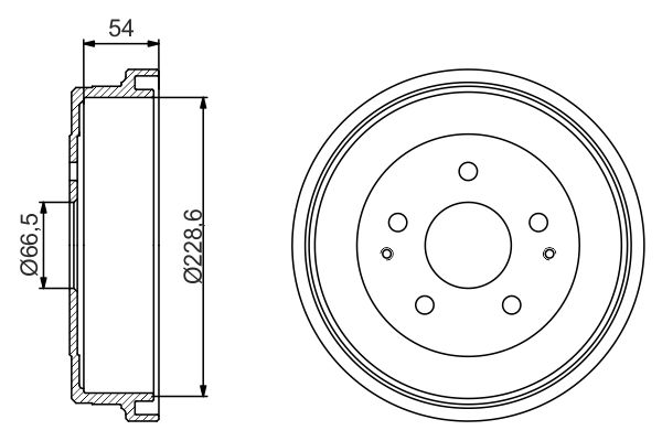 0986477230 - Brake drum