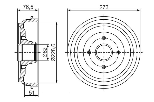 0986477282 - Brake drum - Image 5