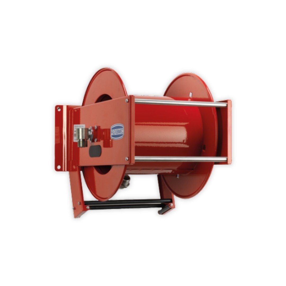 Spring Rewind Reel 30m x 1" c/w Hose - 20 Bar