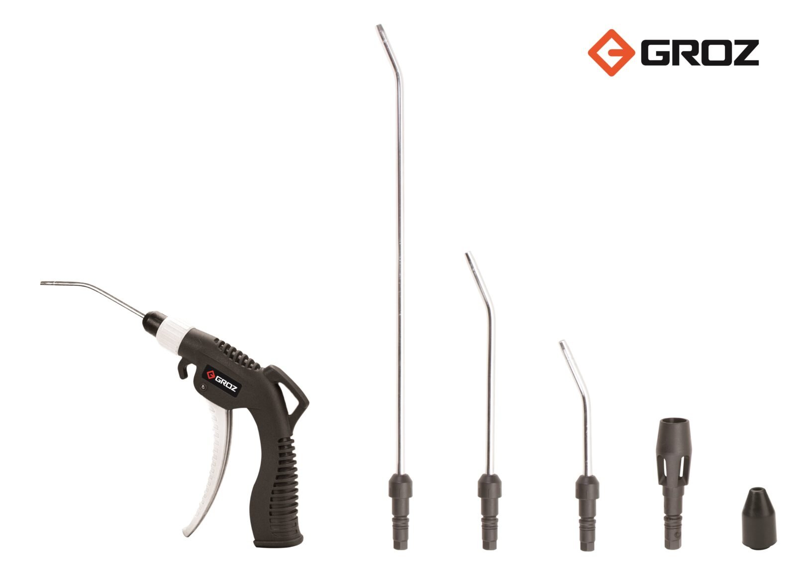 Air Blow Gun Kit - 6 Piece Interchangeable