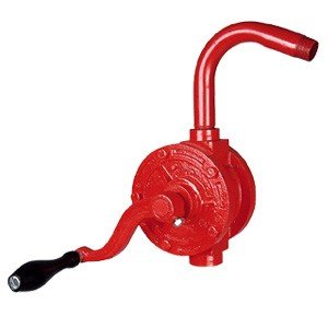 Rotary Barrel Pump for Oil & Diesel - Red
