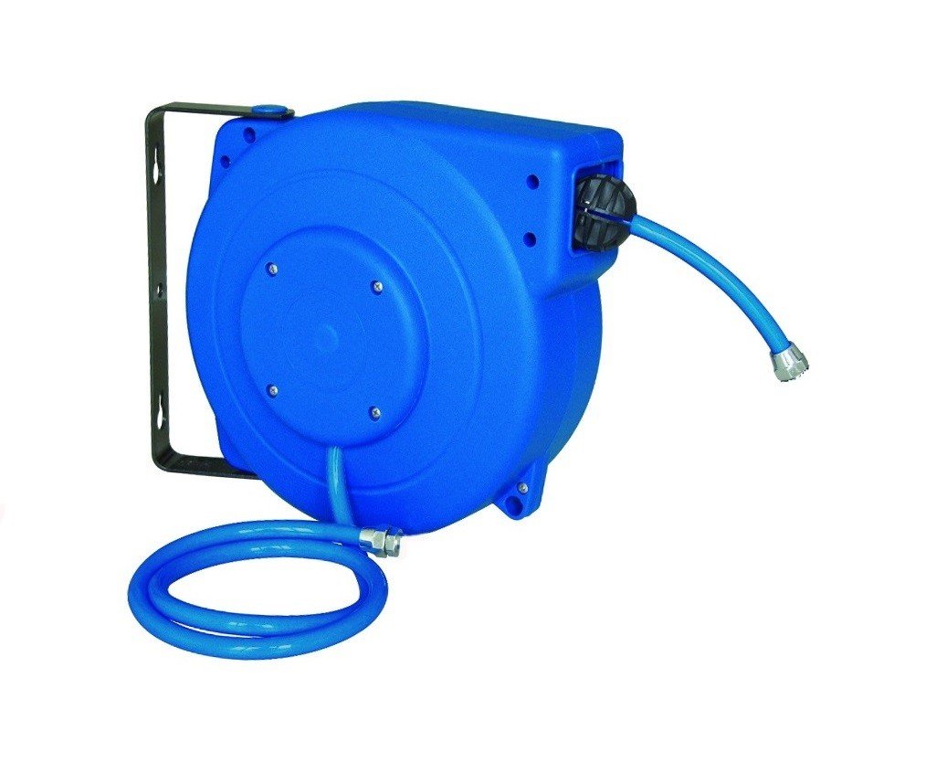 Retractable Air Hose Reel 15m x 1/4" - 10 x 6.5mm