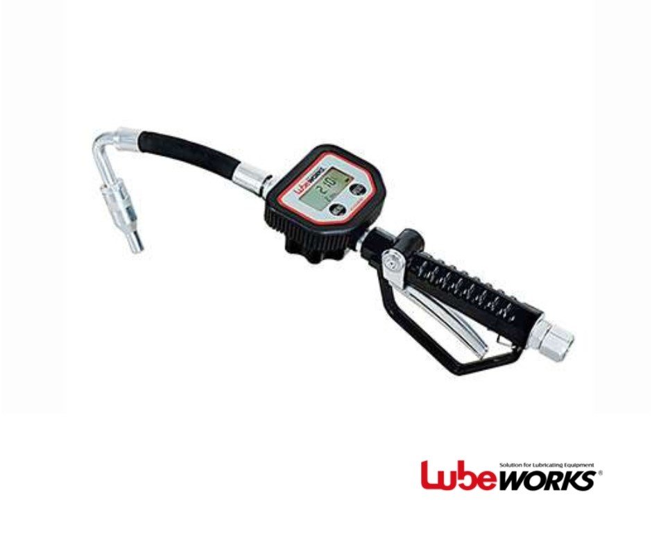 Digital Oil Dispensing Gun c/w Flexible Hose