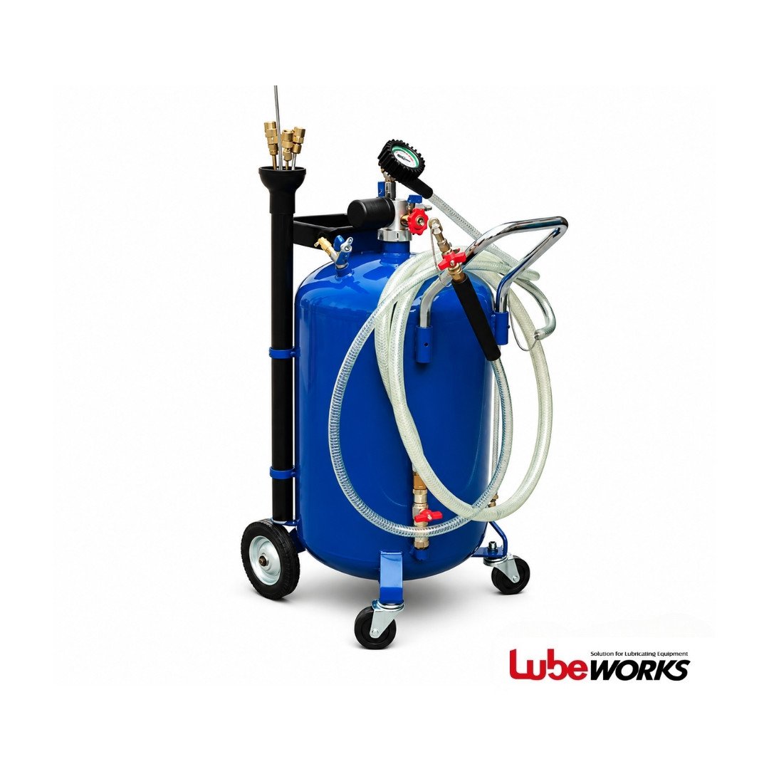 Waste Oil Drainer 90 L c/w Suction Probes