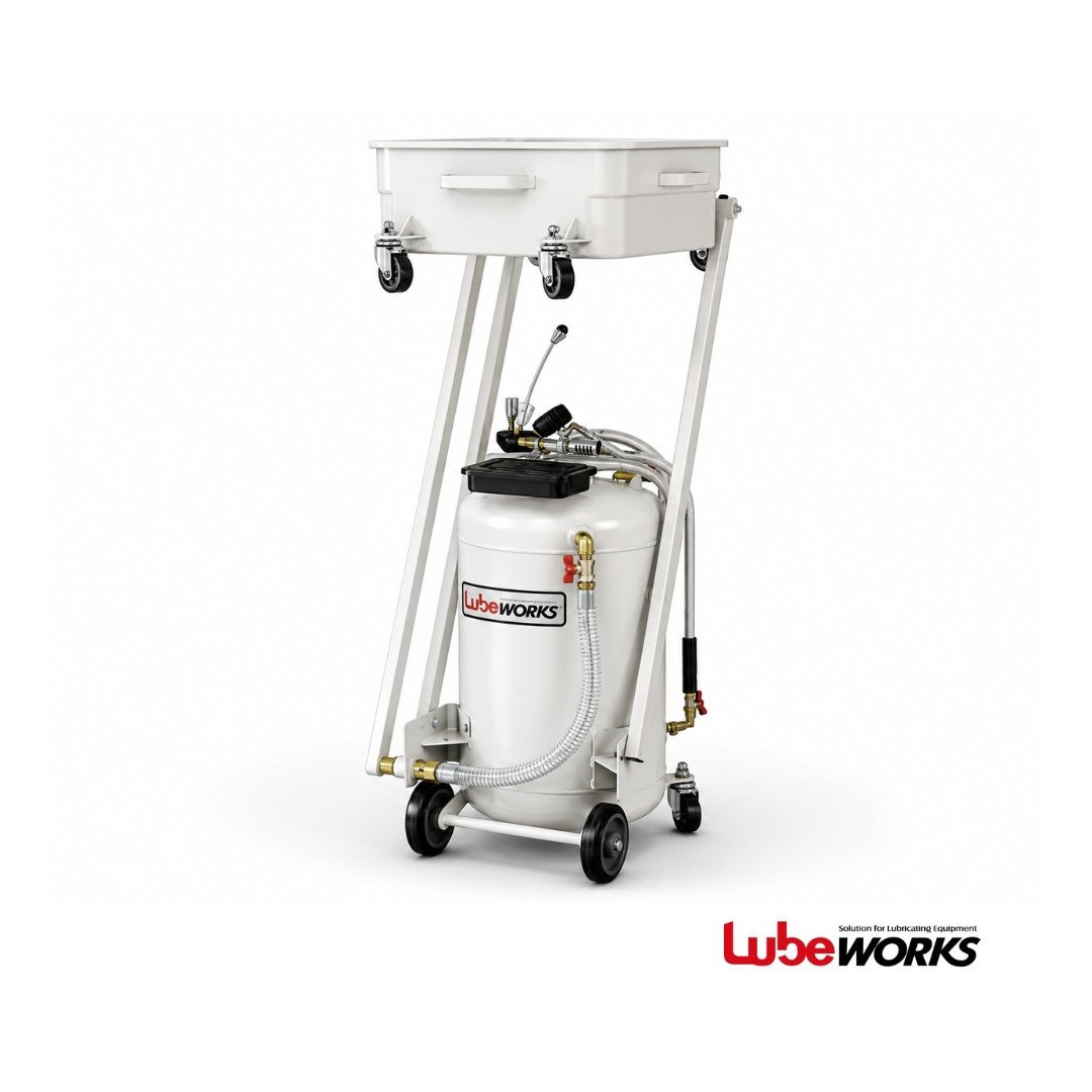 Cantilever Oil Drainer 90 L - Probes & 65 L Basin