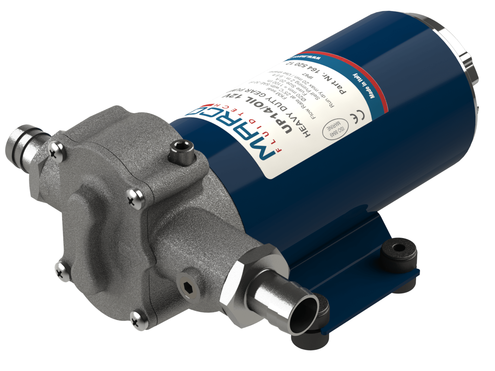 UP14/OIL Bronze Gear Pump 24V - Lubricating Oil