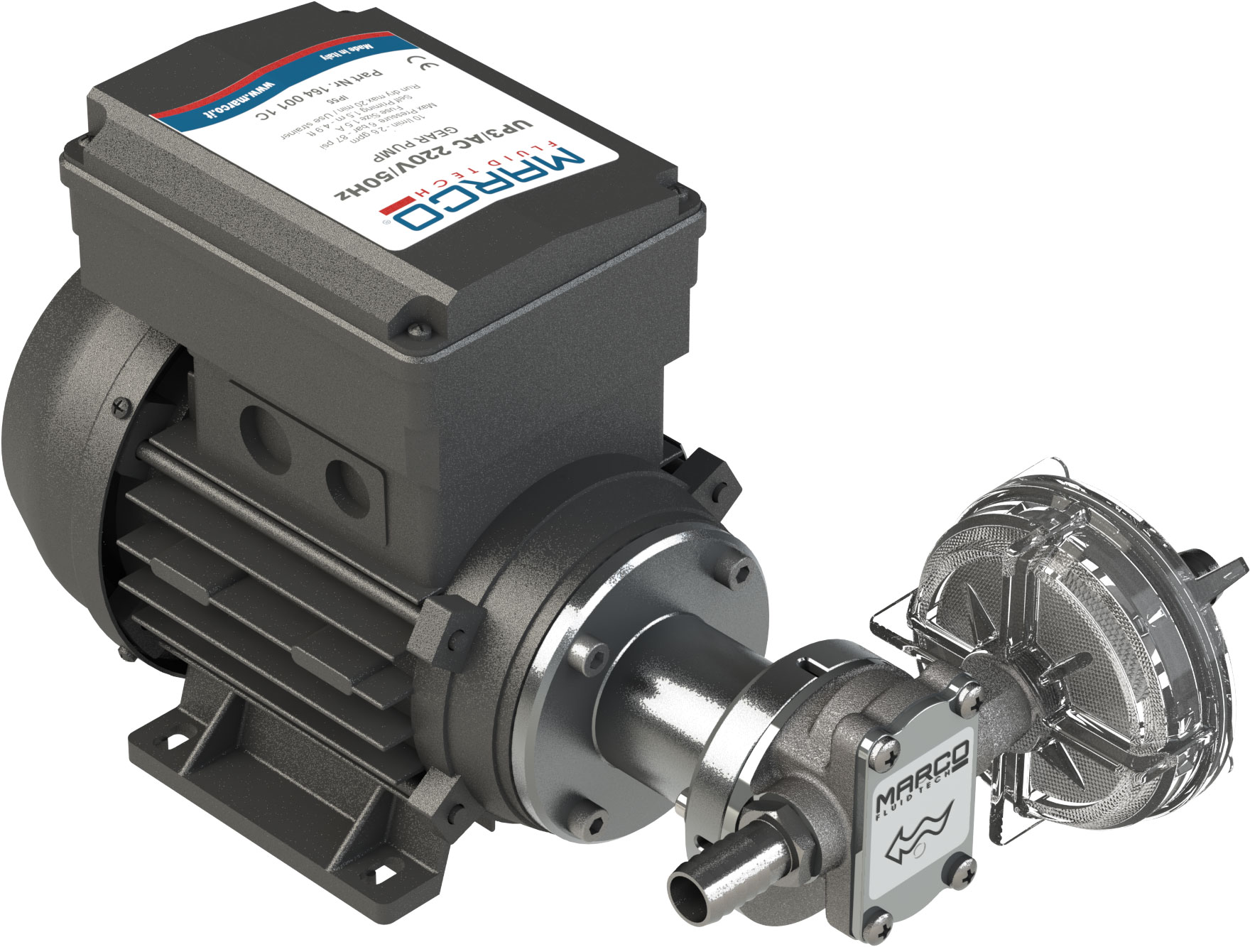 UP3/AC Gear Pump 220V 50Hz - 10 l/min 6 Bar