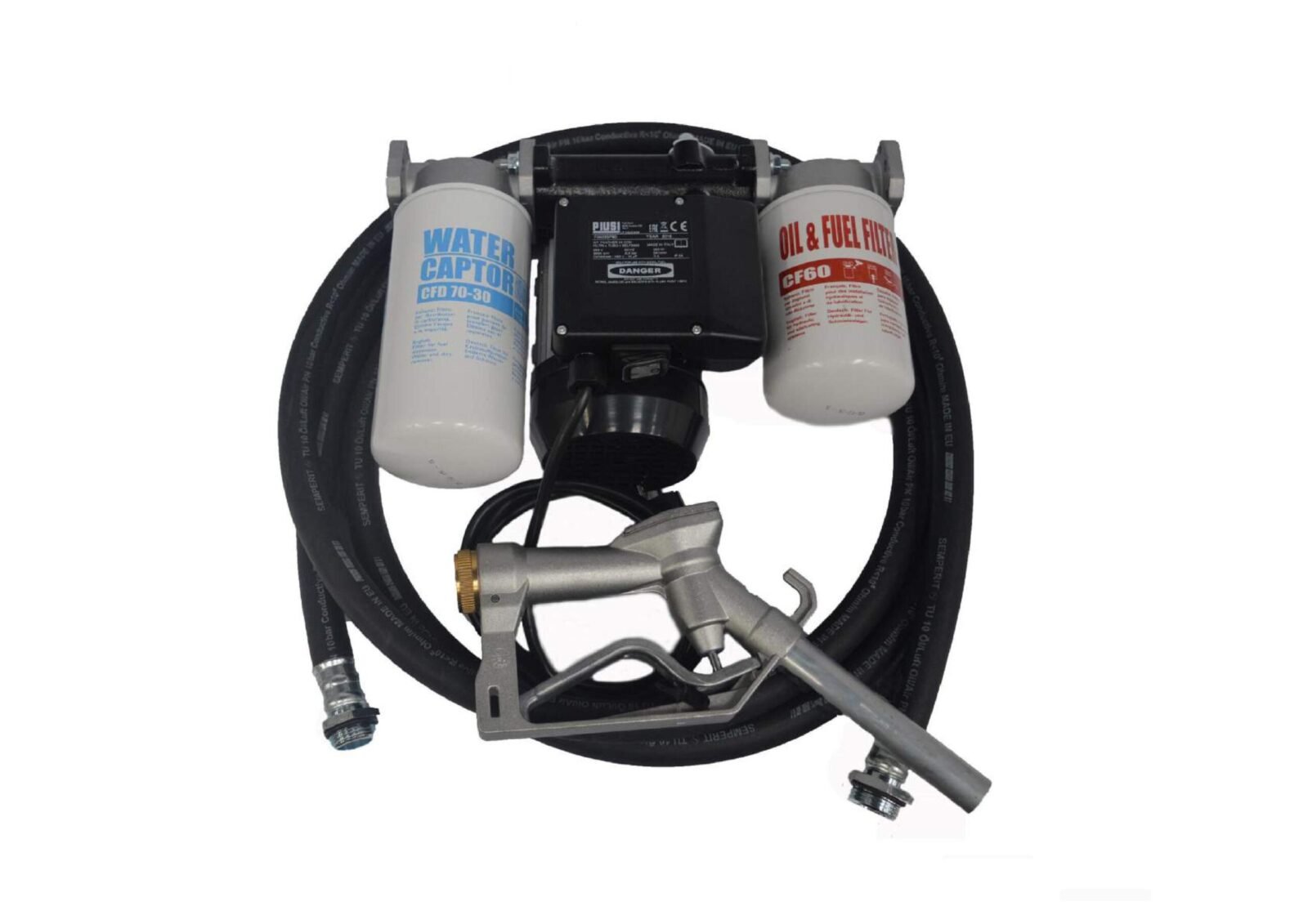 230V Diesel Kit 56 l/min - Filters Hose & Nozzle