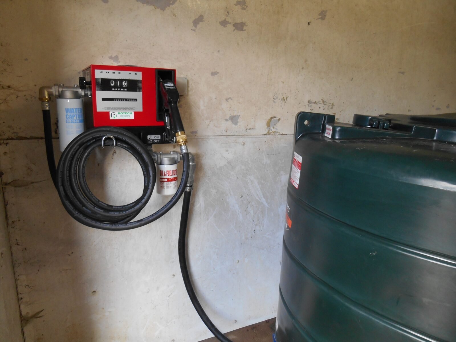 Cube 56 230V Diesel Cabinet with K33 Meter 56 l/min - Image 2