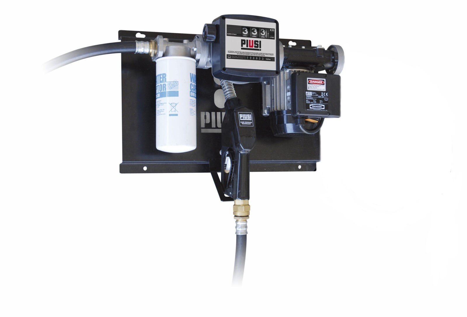ST120 Diesel Pump Kit 230V 90 l/min - Meter & Nozzle