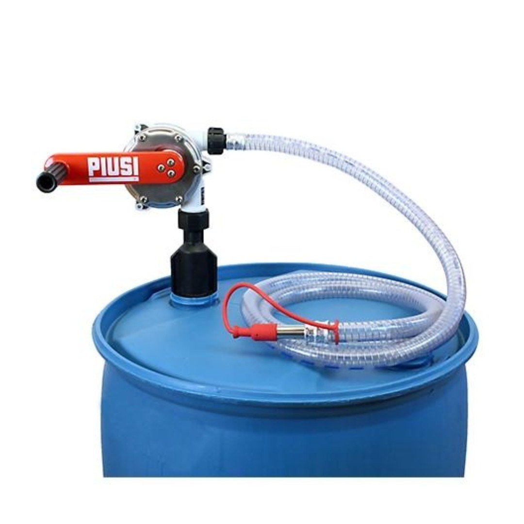 AdBlue Rotary Hand Barrel Pump c/w Adaptor & Hose