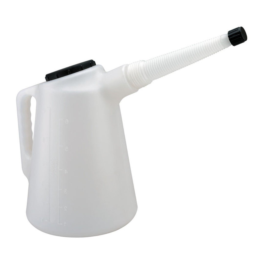 Oil Measuring Jug 2 L c/w Flexible Spout & Cover