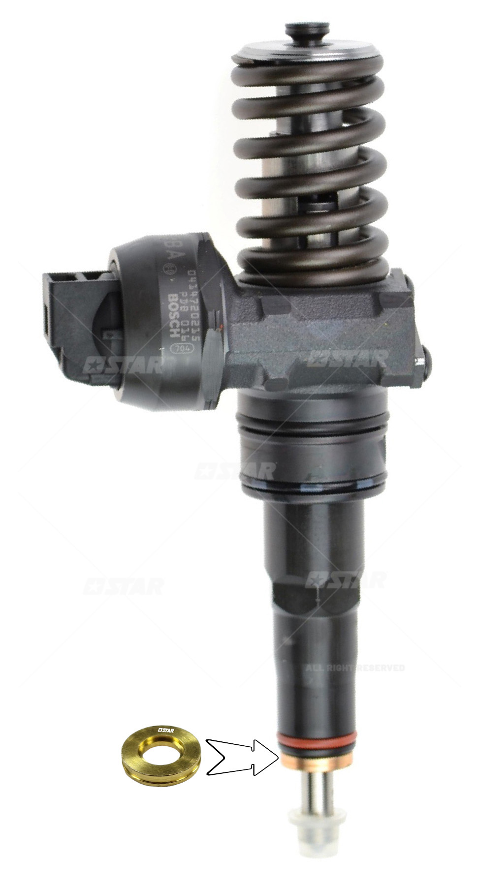 Washer Nozzle PDe-VW - Image 2