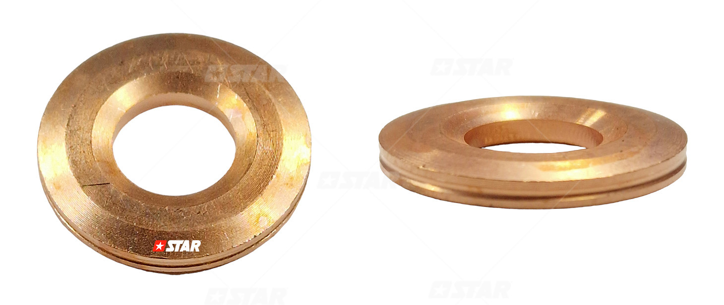 7.6 x 17 x 2.5 mm Copper Injector Sealing Washer (Toyota)